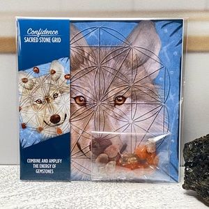 New Confidence Sacred Stone Mini Crystal Grid | Crystals | Crystal Grid